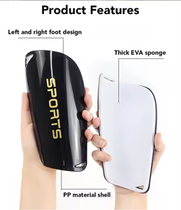 Protège-tibias de football personnalisés avec logo - Manchon de compression pour mollets en Spandex imperméable et antidérapant |   Hommes/Femmes/Jeunes - Product Image 5