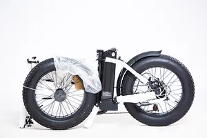 Eu Warehouse Long Range Foldable High Power 48V 20 Inch Fat Tire Electric Folding Bike For Adults