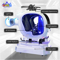 Simulador de Vuelo de Helicóptero 9D VR Inmersivo, Atracción de Entretenimiento para Niños en Interiores, para el Hogar y Centros Comerciales
