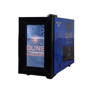 Réfrigérateur à lait compact Meisda SC08 8L OEM avec porte vitrée, mini-réfrigérateur pour boissons, idéal pour les stations <span class=keywords><strong>de</strong></span> café et les bureaux - Product Image 2