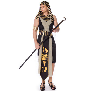 Disfraz de Rey Monarca del Antiguo Egipto XJ, Cosplay de Hombre Adulto como Hijo del Faraón Amon-Ra, Momia Egipcia - Product Image 4