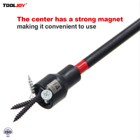 TOOLJOY Jeu de tournevis à écrou magnétique Embouts à douille à impact long Finition noire phosphatée avec tube thermorétractable personnalisable