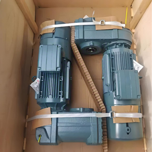 Motor Reductor de Engranajes Helicoidales Trifásico de CA R67 Nuevo de Alemania con DRN100M4 I=40 4 Polos BE20 ES7 50/60Hz - Product Image 3