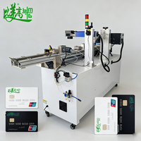 Machine de lecture, codage, marquage et tri de cartes RFID laser UV BMG entièrement automatique 6-en-1 avec OCR et codage de codes-barres par vision