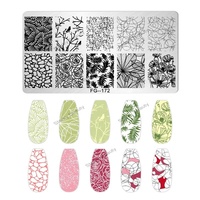 Nouveau Style Nail Art Stamping Kit Peinture Image Plaques À Ongles Diy Nail Art Modèles Manucure Stamper Plaque