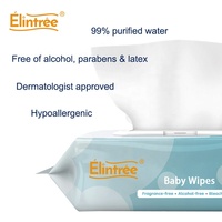 Lingettes nettoyantes jetables pour bébés Elintree OEM, biodégradables, super douces et hydratantes, non tissées, fournisseurs chinois
