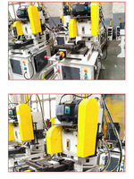 Máquina de corte de tubos semiautomática de sobremesa, personalizada por el fabricante, máquina de corte de materiales sin rebabas, corte neumático 425 preciso