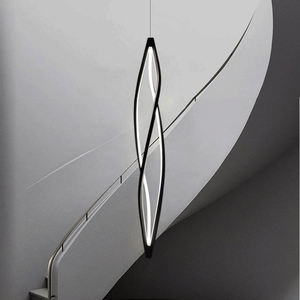 Illuminazione di design in alluminio 100W 1.2 1.5 1.8M sospensione AC85-265v tricolore <span class=keywords><strong>Nemo</strong></span> <span class=keywords><strong>luci</strong></span> a sospensione orizzontale per Villa Loft Hotel - Product Image 5