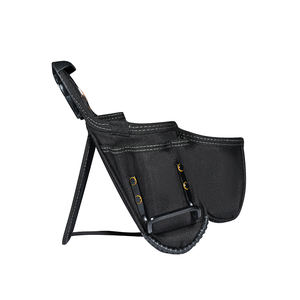 Muestra Gratuita de Bolsa de Herramientas Ajustable de 5 Bolsillos de un Solo Lado y Delantal de Trabajo de Lona de Poliéster Resistente para Carpinteros y Constructores - Product Image 2