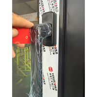 Ventana Abatible de Aluminio con Rotura de Puente Térmico, Estilo Alemán, Eficiente Energéticamente, para Exteriores, Resistente a Huracanes, Certificación CE