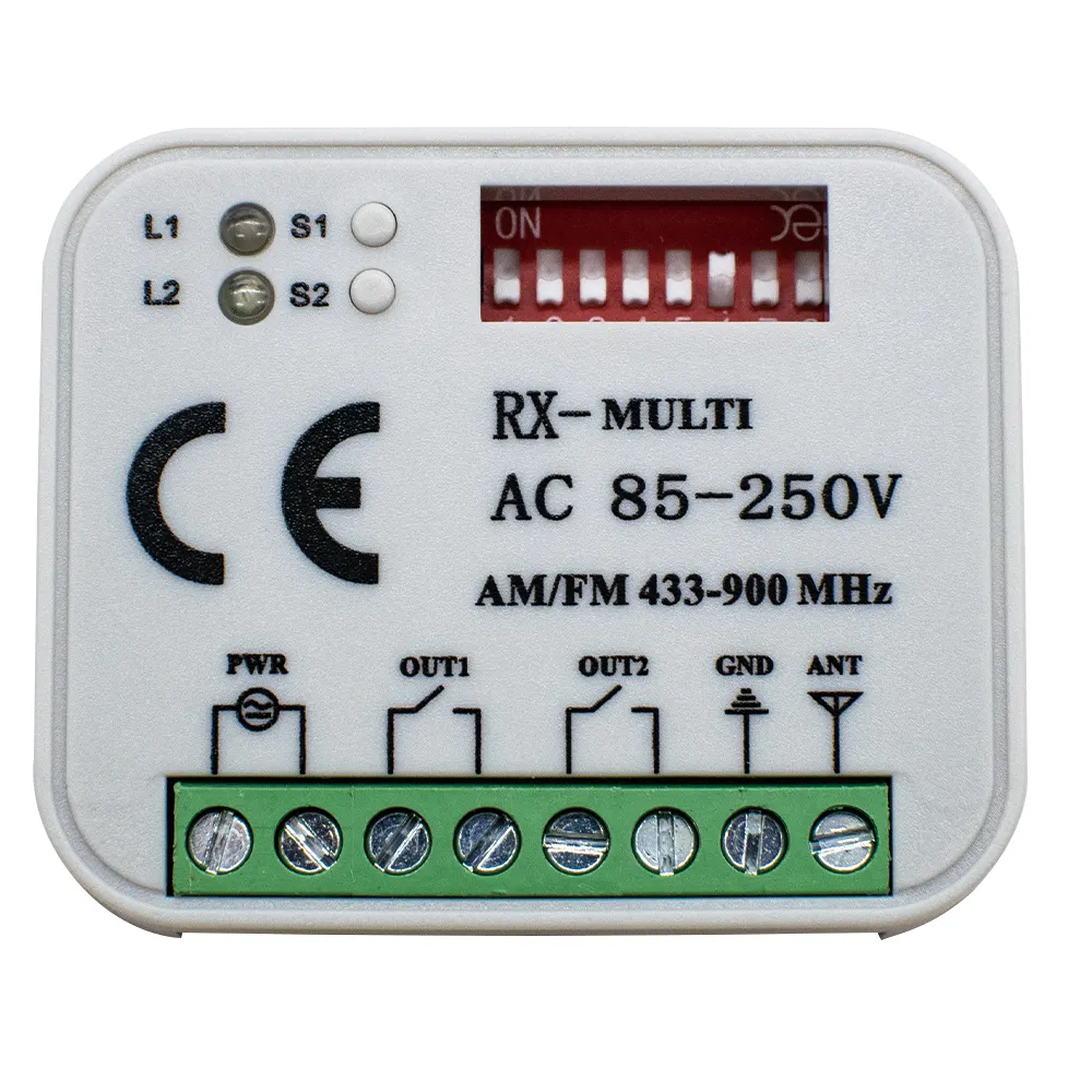 ガレージゲートリモコン受信機RXMULTI受信機forMarantec Digital 302 304 382 384 868.3Mhz 434mhz送信機