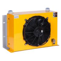 AH1417T-CA OEM aluminium compresseur d'air refroidisseur hydraulique radiateur ventilateur de refroidissement d'huile 12/24V DC avec moteur et pompe 1 PC