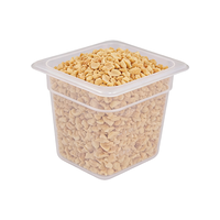 Fournisseur d'usine, bacs Gastronorm en PP transparent, écologiques, 1/6 GN, récipients en plastique pour le stockage des aliments, pour servir les aliments