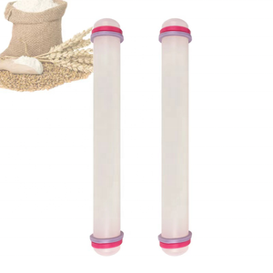 23cm <span class=keywords><strong>PP</strong></span> nhựa cán <span class=keywords><strong>Pin</strong></span> Pastry công cụ không dính điều chỉnh độ dày vòng fondant cán pins - Product Image 4