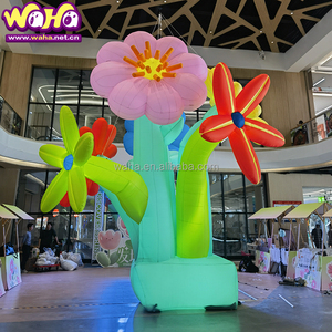 Grand <span class=keywords><strong>ballon</strong></span> <span class=keywords><strong>gonflable</strong></span> <span class=keywords><strong>avec</strong></span> fleurs déco fleurs artificielles décor d'événement de festival en plein air - Product Image 5