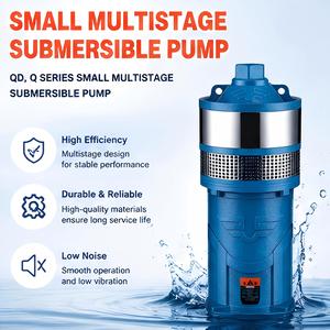 Pompe à eau submersible multi-étages à haute pression <span class=keywords><strong>QD</strong></span> |   Pompe pour puits profond |   Pompe de forage en acier inoxydable |   220V/380V |   Usine OEM - Product Image 2