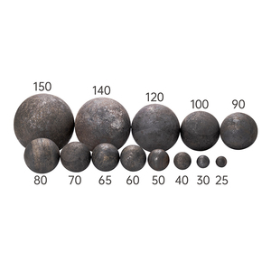 Billes d'acier <span class=keywords><strong>de</strong></span> broyage <span class=keywords><strong>de</strong></span> haute sécurité <span class=keywords><strong>de</strong></span> 40 mm à 120 mm, différentes tailles, en acier moulé, durables, pour broyeur à billes - Product Image 1
