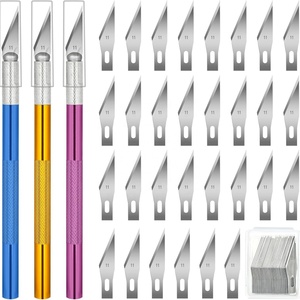 Poignée en aluminium de qualité supérieure # 11 Couteaux à découper pour l'artisanat, l'art, le scrapbooking, les pochoirs - Product Image 2