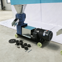 Moulin à granulés à matrice plate pour aliments de volaille (50-100 kg/h) – Prix le plus bas – Idéal pour les usines d'aliments pour animaux