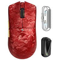 Ratón Inalámbrico para Juegos ATTACK SHARK X11 ULTRA de Fibra de Carbono, Ratón Tri-Modo de 59g, Ratón Ligero con Sensor para Juegos PAW3950MAX
