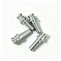 Conector de Manguera de Acero Inoxidable 304 de 1/4'' con Conexión de Espiga para Manguera de Entrada, Accesorio de Tubería para Fluidos y Gases Mecanizado por CNC