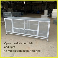 Cage d'élevage extérieure pour animaux domestiques avec treillis métallique, conception anti-furets pour poulets, canards, lapins et cailles boutonnières