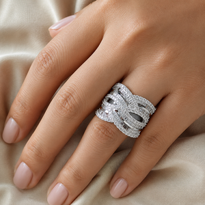 Anello con Design a Croce, Stile Elegante, Anello da Dito per Donne - Product Image 2