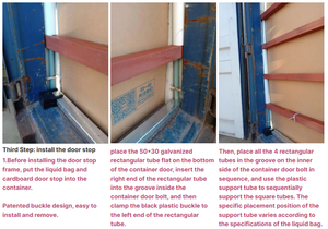 Cấp thực phẩm vách ngăn vận chuyển container đầu giường phụ kiện <span class=keywords><strong>flexitank</strong></span> giá - Product Image 6