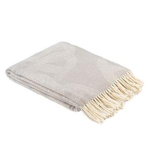 Dahai Hữu Cơ tre dệt ném 130*170 + 2*10cm 100% nhà chăn lambswool chăn ném chăn - Product Image 2