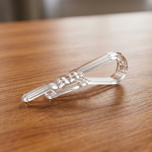 AA0157 Clip en plastique pour vêtements |   Clip à vêtements en plastique transparent en forme de U pour maintenir les vêtements, utilisation pratique - Product Image 1