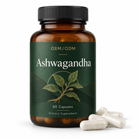 Capsules d'Ashwagandha Directement de l'Usine – Complément Alimentaire pour Adultes, Soutien à la Relaxation et Vitalité Quotidienne, Bien-être Herbal, OEM ODM