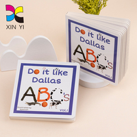 Libro de tablero ABC, cómic hardbound, impresión UV personalizada