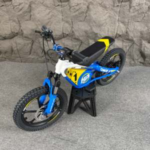 키즈 레이싱 전기 먼지 자전거 알루미늄 합금 프레임 풀 서스펜션 유압 디스크 브레이크 36V 653 미니 Ebike - Product Image 3