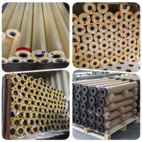 Rouleau de bâche enduite de PVC ignifuge et résistante aux UV, matières premières durables pour tentes et auvents d'extérieur