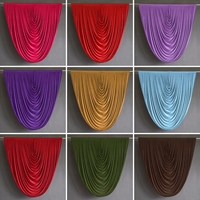 Voilages de luxe en soie de lait blanc pour mariage, draperies élégantes en forme de U pour plafond, pour toile de fond de mariage, scène, fête, décoration d'événements