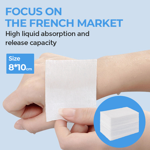Tampons en coton naturel jetables de haute qualité 100% pur coton, écologiques, ultra-doux, sans peluches, outil de soin de la peau, <span class=keywords><strong>démaquillant</strong></span>, nettoyant - Product Image 3