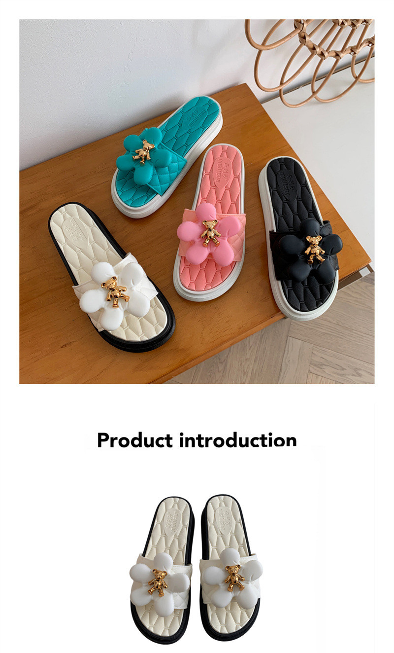 Ladies Wholesale China Flat Shoes Heightening and Thickening Casual Flat Sandals Slippers Women