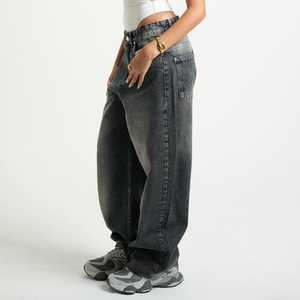 Pantalones Vaqueros Holgados de Moda para Mujer, Estilo 2025, Personalizados, Estilo Vintage, Tendencia Urbana - Product Image 3