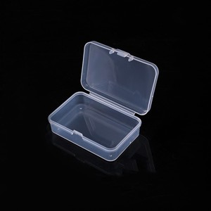 Transparent Rectangular Storage Box 7.5X5X2Cm For Jewelry Nail Art Hardware Parts Desktop Organizer - Product Image 2