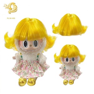 Perruque Pour Poupée 50 Cm – Cheveux En Mohair Blond – Cheveux à Coiffer