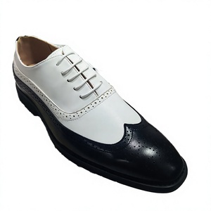 Large Size 38-46 <b>Brogue</b> Carved Slip-On Party Dress Shoes for Men Color Block Formal Business Comfortable <b>and</b> Stylish - Product Image 2