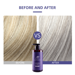 Embalaje de lujo Tratamiento de decoloración del cabello Daño Reparado Púrpura <span class=keywords><strong>Azul</strong></span> Toner Champú plateado <span class=keywords><strong>para</strong></span> <span class=keywords><strong>Rubio</strong></span> Gris - Product Image 6