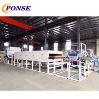 Machine automatique de laminage de papier abrasif sur éponge, machine de collage de papier abrasif sur mousse pour la production d'éponges abrasives