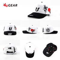 4UGEAR Manufacturer topi bisbol kustom 5 Panel 4U topi pria dengan logo kustom topi olahraga topi bisbol