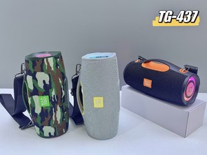 Oem tg437 loa không dây ngoài trời di động RGB LED 10 Wát Bluetooth BT TWS loa siêu trầm vải Loa - Product Image 5