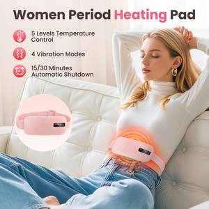 <span class=keywords><strong>Ceinture</strong></span> chauffante <span class=keywords><strong>abdominale</strong></span> sans fil de qualité supérieure à 5 niveaux pour soulager les crampes menstruelles et les douleurs utérines - Product Image 3