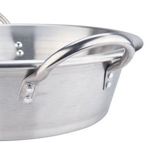 Padella Concava Profonda da 42cm, Pentola per Cucinare di Grande Capacità in Acciaio Inossidabile per Ristoranti Professionali - Product Image 1