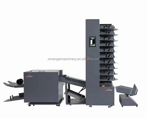 Máquina De Costura De Sela De Encadernação De Livro De Cabeça Dupla Automática 10 Empilhadores Cestos Papel Collator Alimentação De Sucção De Ar Schneider Motor - Product Image 2