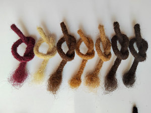 Extensions de <span class=keywords><strong>dreadlocks</strong></span> en cheveux humains 100 % faits à la main, bouclés afro 1B, pour vente en gros - Product Image 4