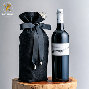 Sac cadeau personnalisé écologique à cordon <span class=keywords><strong>de</strong></span> serrage géométrique, emballage cadeau <span class=keywords><strong>de</strong></span> Noël, plusieurs tailles, sac cadeau pour vin - Product Image 6